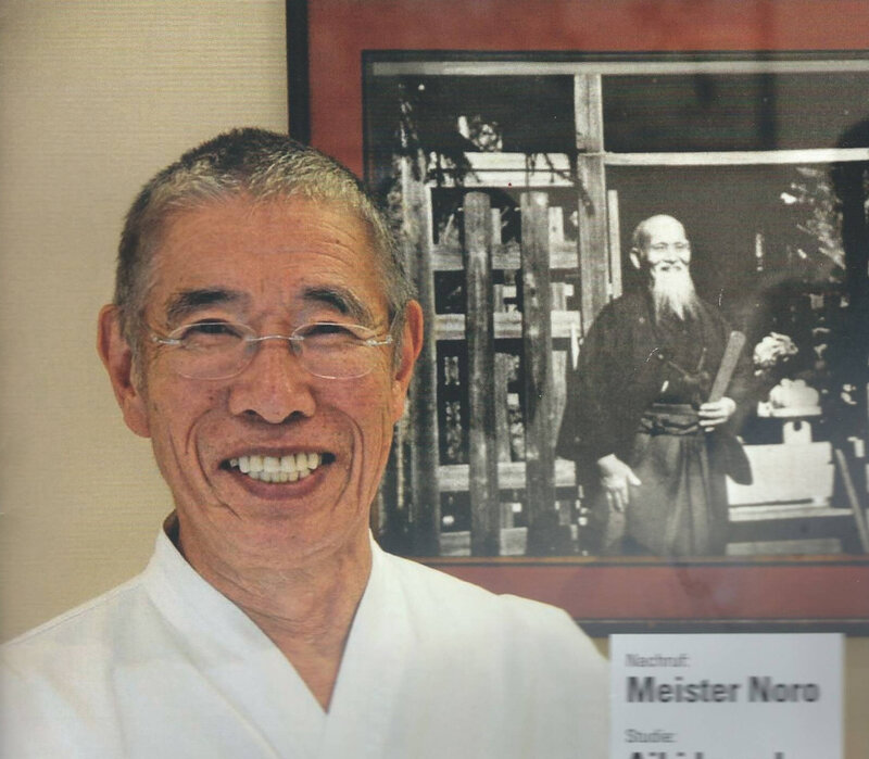 maître Noro, disciple de maître Ueshiba