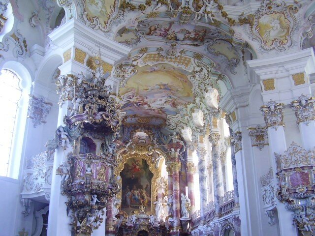 Eglise baroque en Bavière