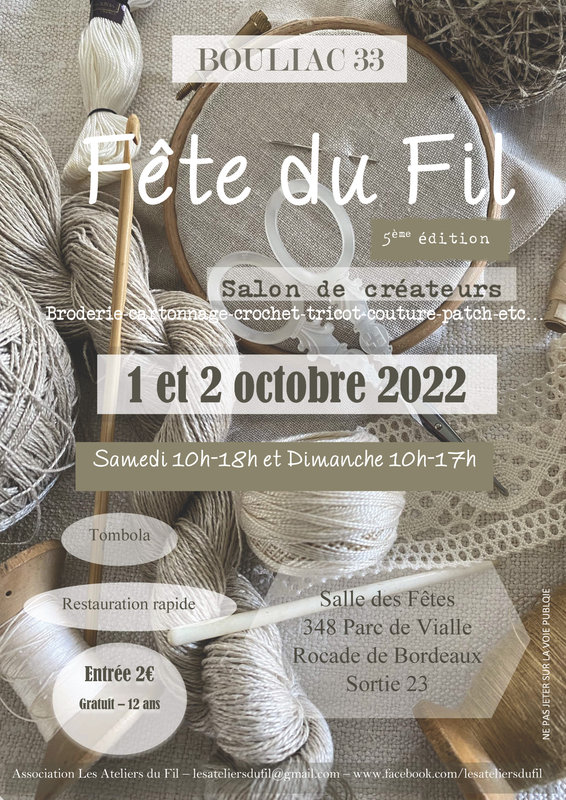 AFFICHE FETE DU FIL 2022
