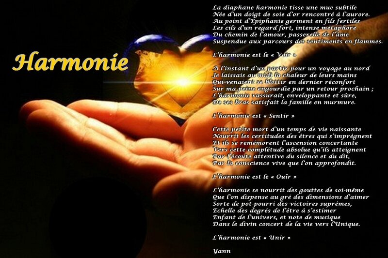 harmonie (Photopoème)