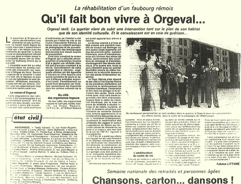 Quelques exemples d'articles tirés du journal L'Union que vous pouvez