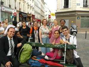 Visite guidée de Montmartre en hindi organisé par l'école (1)