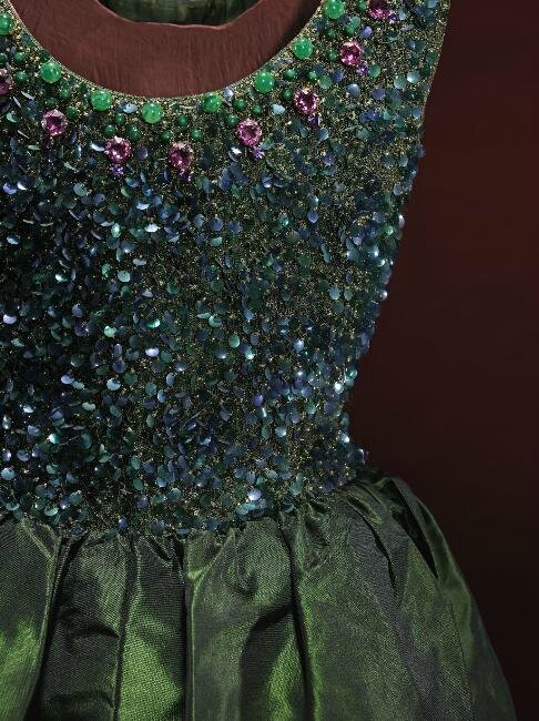 Dress (detail), Cristobal Balenciaga, 1962