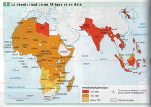 carte décolonisation