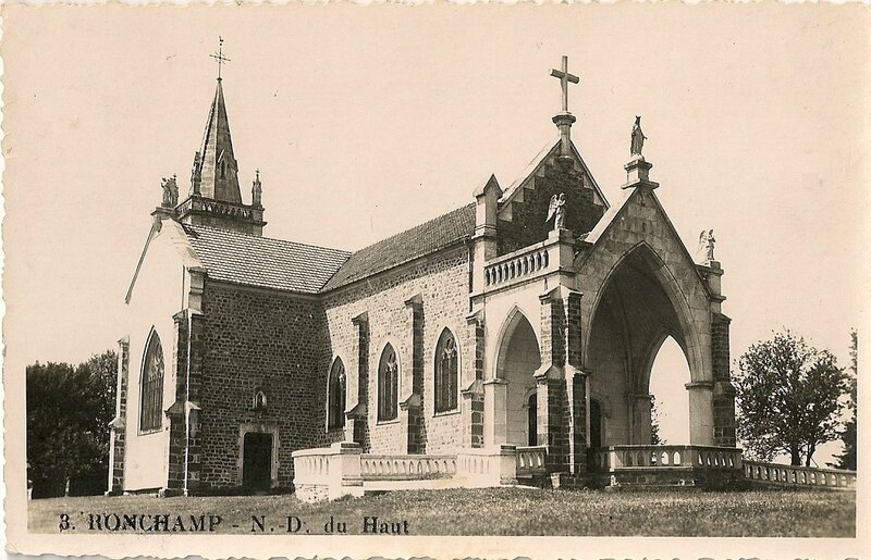 CPA Ronchamp Notre-Dame du Haut 1935