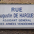 La Tardière (85), rue Augustin de Hargues