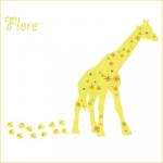 Sticker Girafe jaune