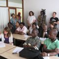 Journalistes attentifs pendant la conférence de presse du 21.07