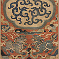 A kesi 'lions' panel, late ming dynasty 