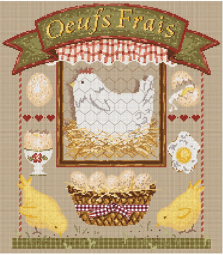 oeufs frais