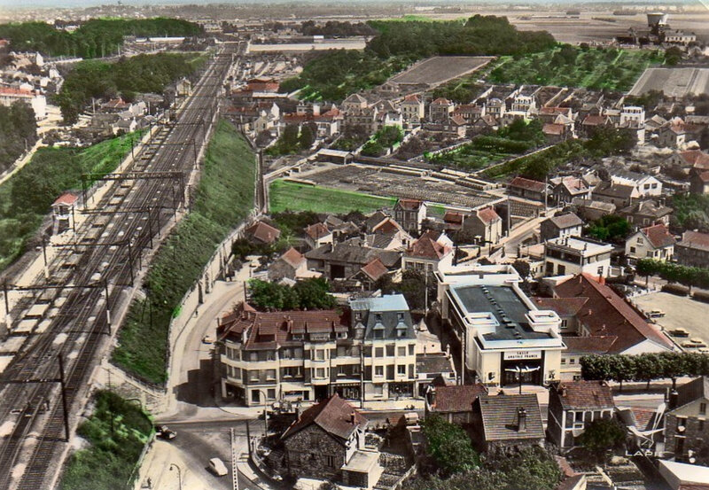 Gares vues du ciel (Essonne). gares et trains Gares vues du ciel (Essonne). gares et trains