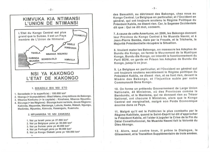 L'INJUSTICE ENVERS LES BAKONGO CONTINUE EN RDC b