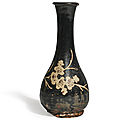 A 'jizhou' 'prunus' bottle vase, southern song dynasty (1127-1279)