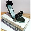 Layer cake 3 chocolats .... fashion shoes pour fêter des 20 ans !!!