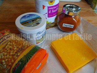 Pop-corn salé {fromage-paprika} - La gourmandise selon Angie