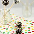 Cakepops au chocolat & beurre de cacahuètes