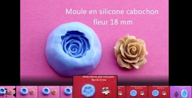 Mes moules Fleurs en silicone : Vidéo