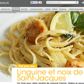 Linguine et noix de Saint-Jacques