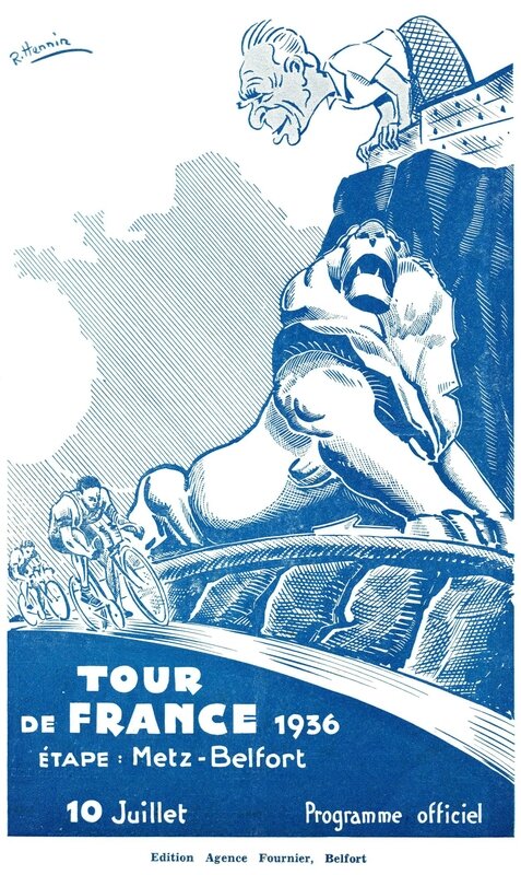 Programme Tour de France 1936 Hennin BF R