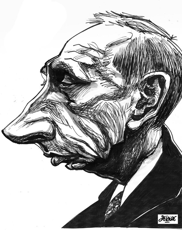 Valdimir Putin 2 Feutres Caricaturiste Et Caricature