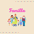 Lecture thématique : famille [fratrie, adoption, familles recomposées...]