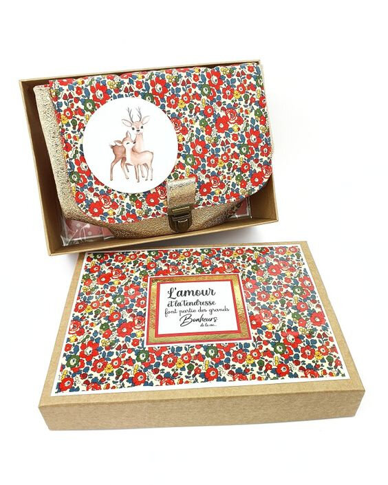 vanillejolie boite papier kraft tissu liberty of london