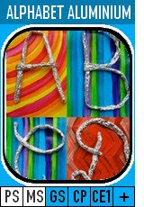 26- ALPHABET aluminium