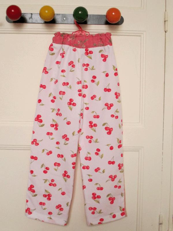 pyjama rose de dos 2