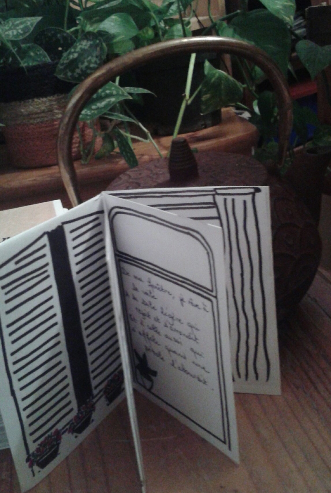 Au Travers De Ma Fenetre Livre De ma fenêtre - Poids Plume, des livres poèmes de la main à la main