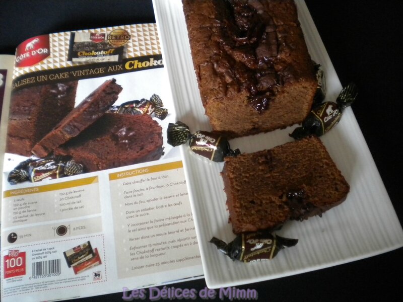 Mon cake aux Chokotoff dans le magazine Delhaize