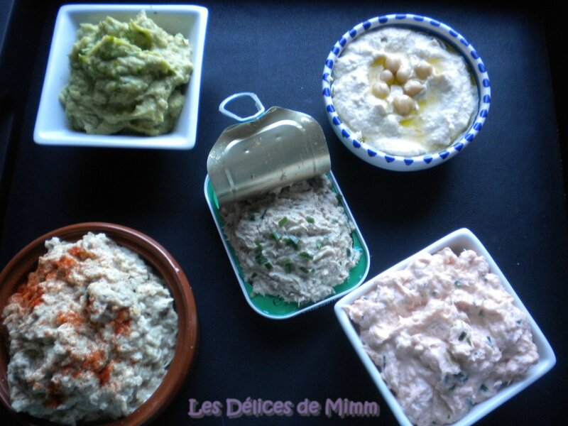 Des tartinades pour l’apéro