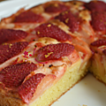 Gâteau tout léger pomme, fraises & citron
