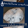 Collage coussin d'allaitement