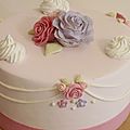 Gâteau Marie Antoinette, détail
