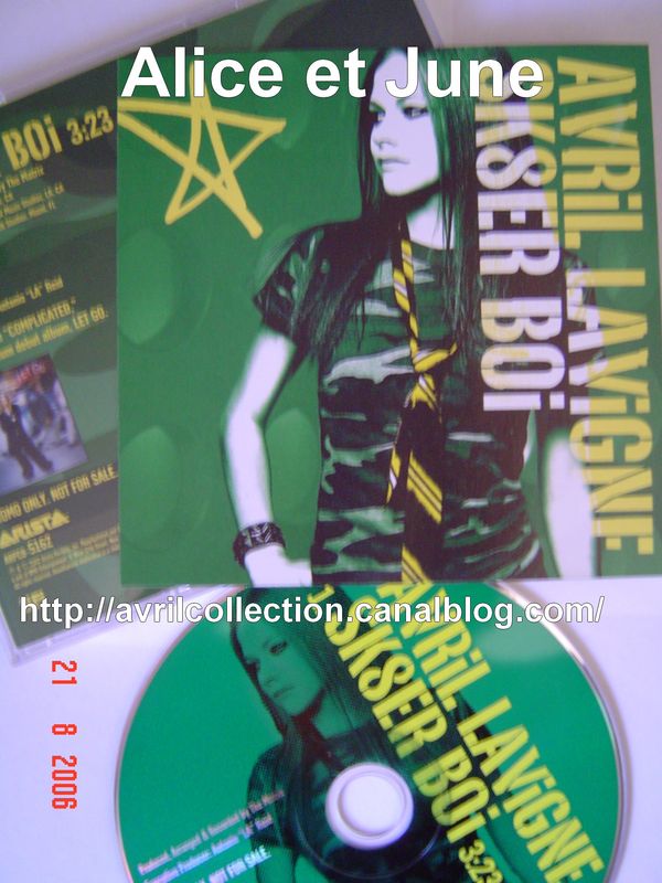 CD promotionnel Sk8er Boi-version américaine (2002)