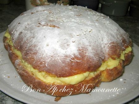 Tarte tropézienne façon Mamounette 017