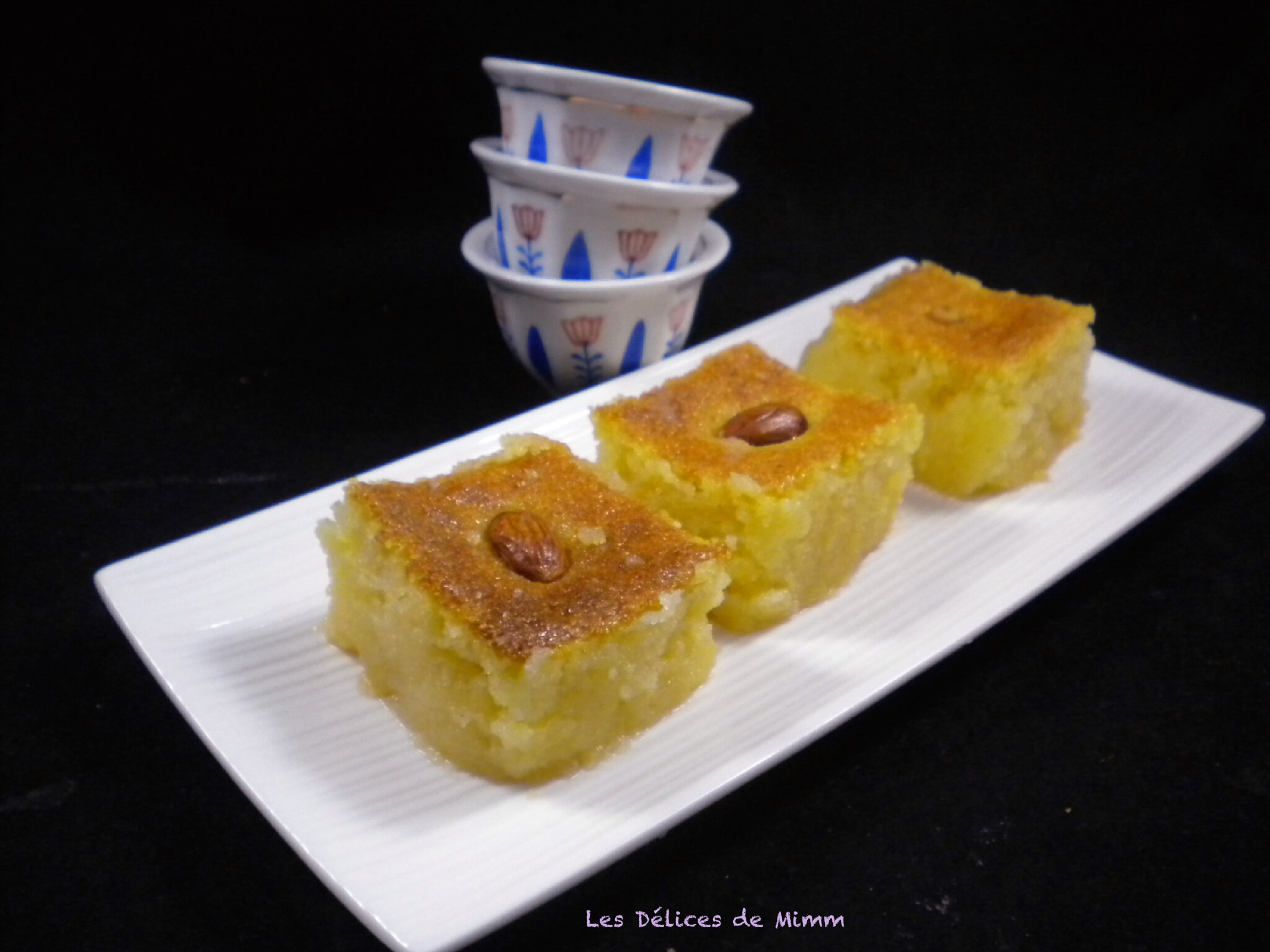 Namoura Un Petit Gâteau De Semoule Libanais Les Délices