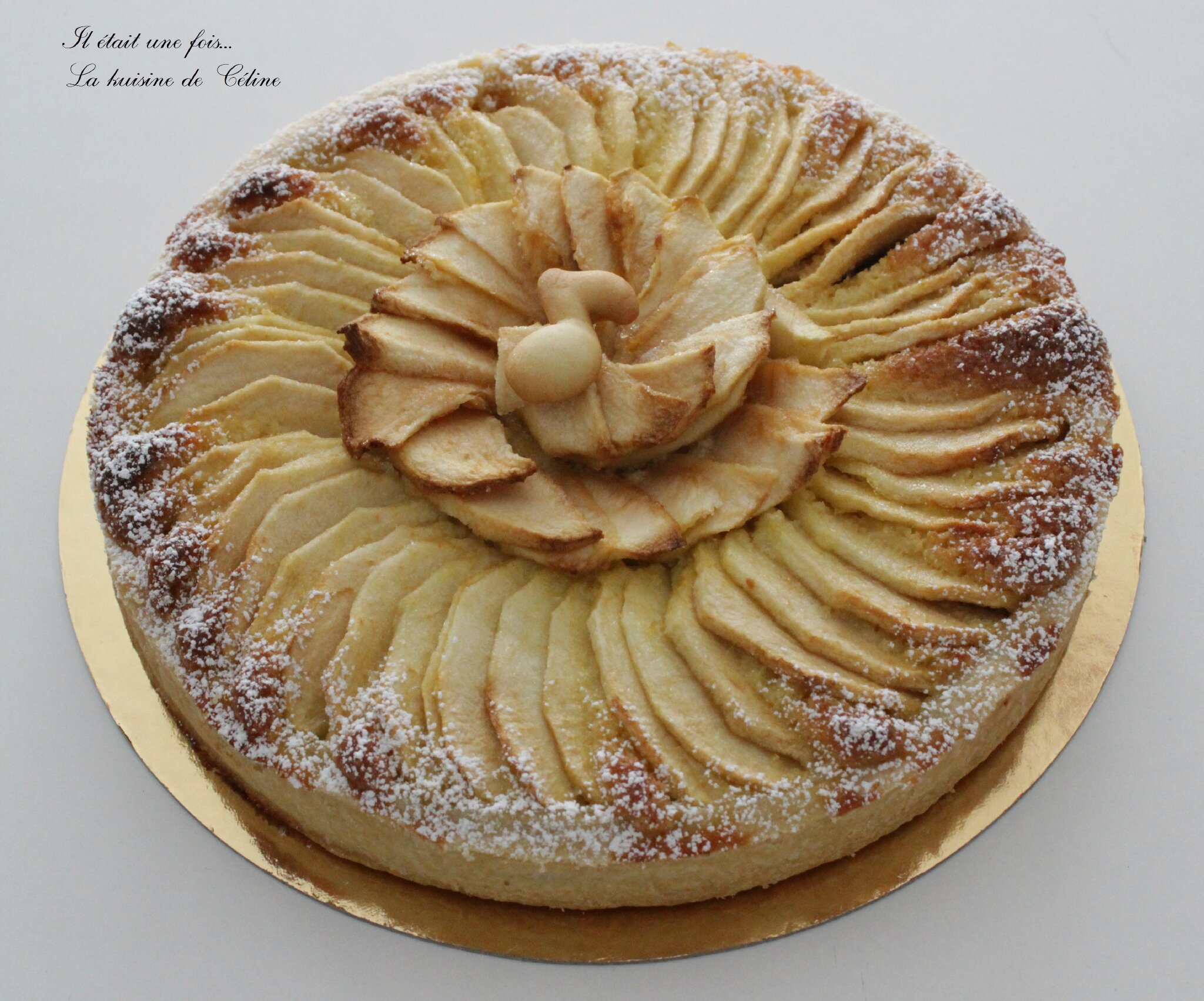 Tarte Pommes Et Creme D Amande Il Etait Une Fois La Kuisine De Celine