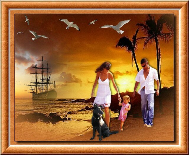 Balade sur la plage