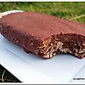 Magnum géant, zébra cake au chocolat pralin