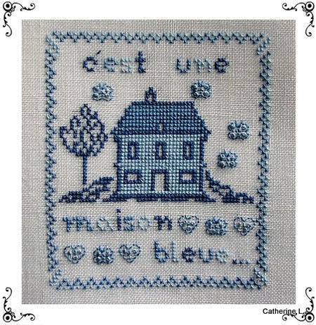 Catherine L: maison bleue