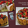 Charlotte madeleines fruits rouges
