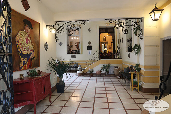 COLLIOURE_CASA_PAIRAL_hall_d_entree