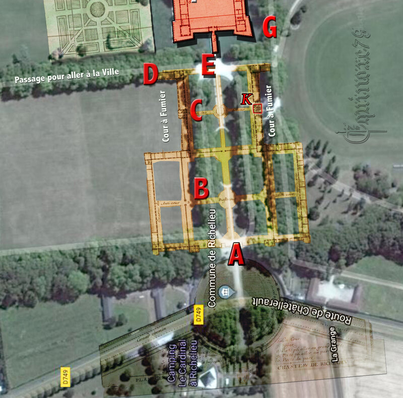 plan général du château de Richelieu 1