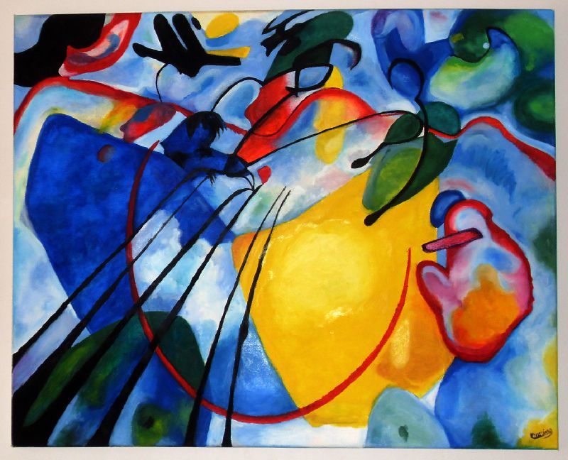 Tableau sur toile Vassily Kandinsky - Composition VII • Pixers® - Nous  vivons pour changer