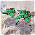 Aeronautica imperialis - paire d'intercepteurs xiphon