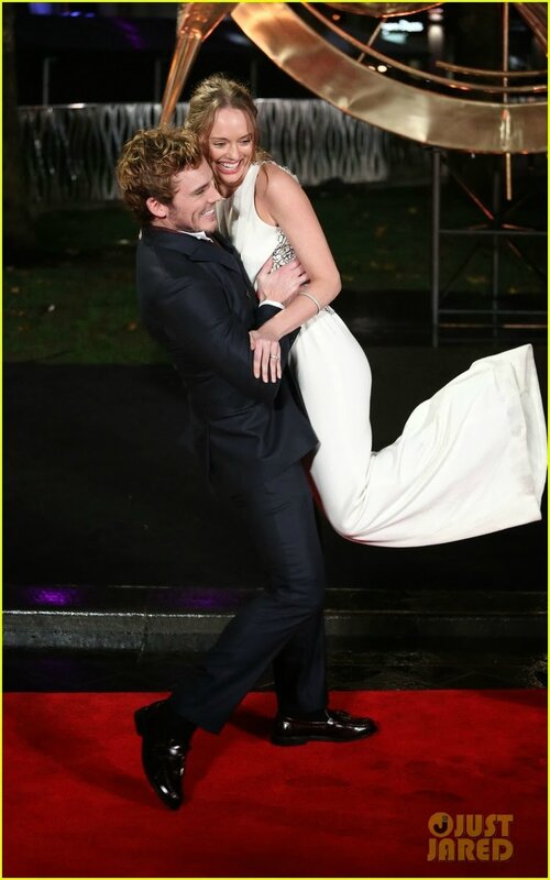 La parenthèse dorée+Hunger+Games+Catching+Fire+Embrasement+UK+Sam+Claflin+avantpremière+Londres+3