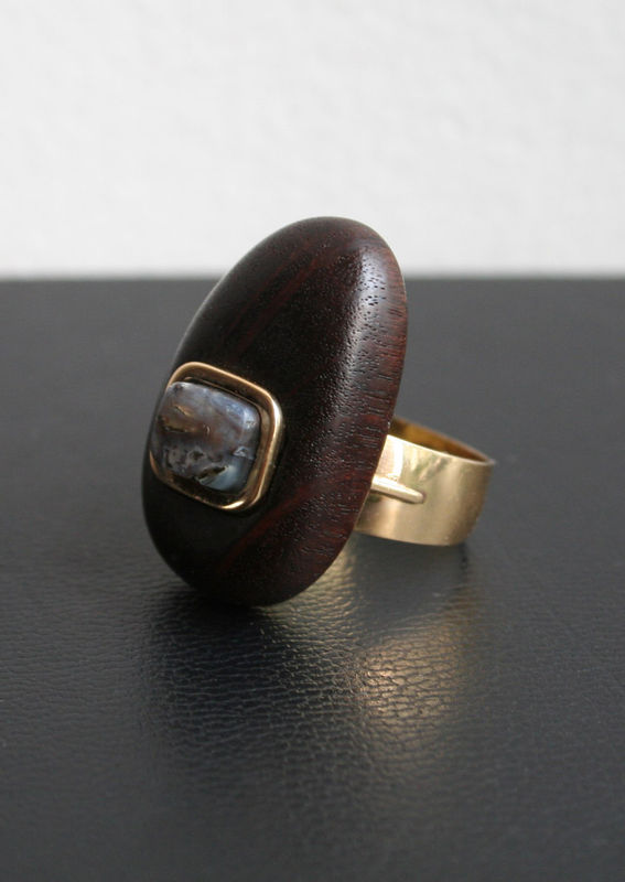 bague or bois bague or bois