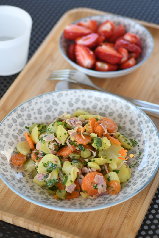 Salade de pommes de terre, carottes, cornichons & câpres_3