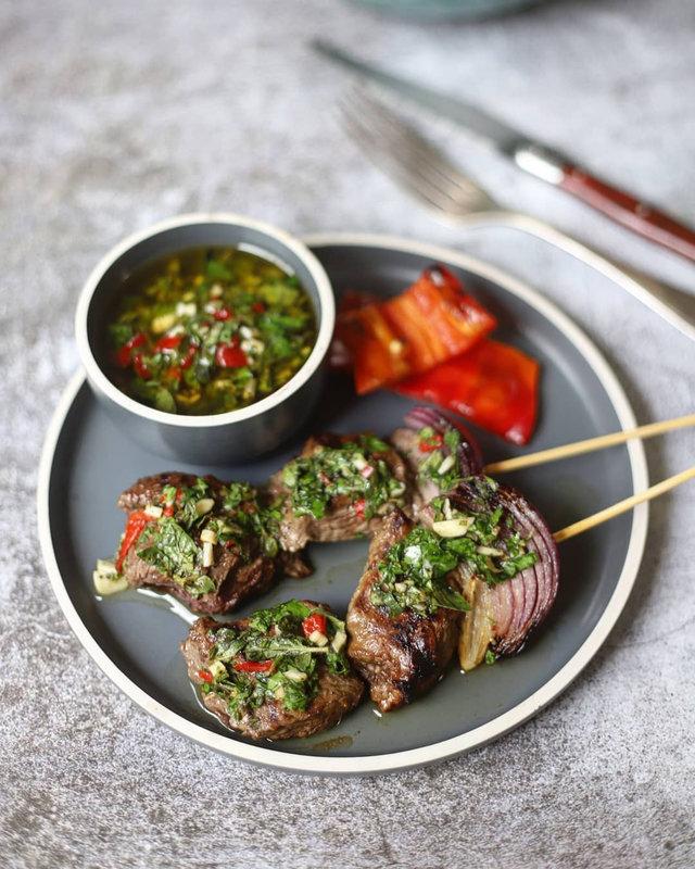 Chimichurii, salsa latina à l'origan